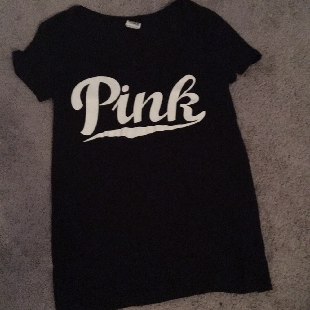 Pink v-neck